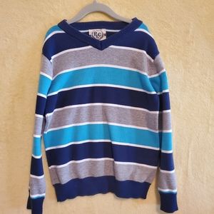 Blue Stripe Sweater Size 5/6